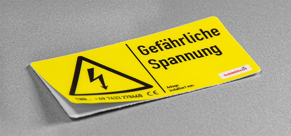 Industrieaufkleber, verschiedene Formen und Farben, Rohrmarkierungen, Maschinenaufkleber