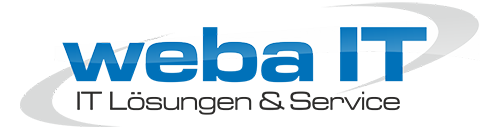Logo der Firma weba IT, Balingen