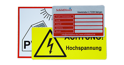 Industrieaufkleber, verschiedene Formen und Farben, Rohrmarkierungen, Maschinenaufkleber